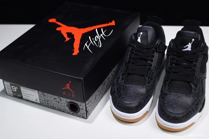 Retro CI1184-001 4 Black Air Jordan Laser 1204